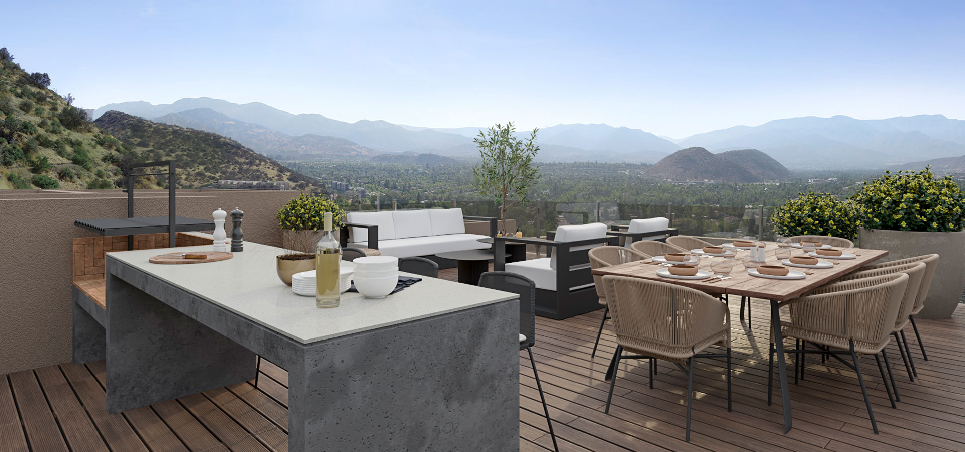 Penthouse con rooftop